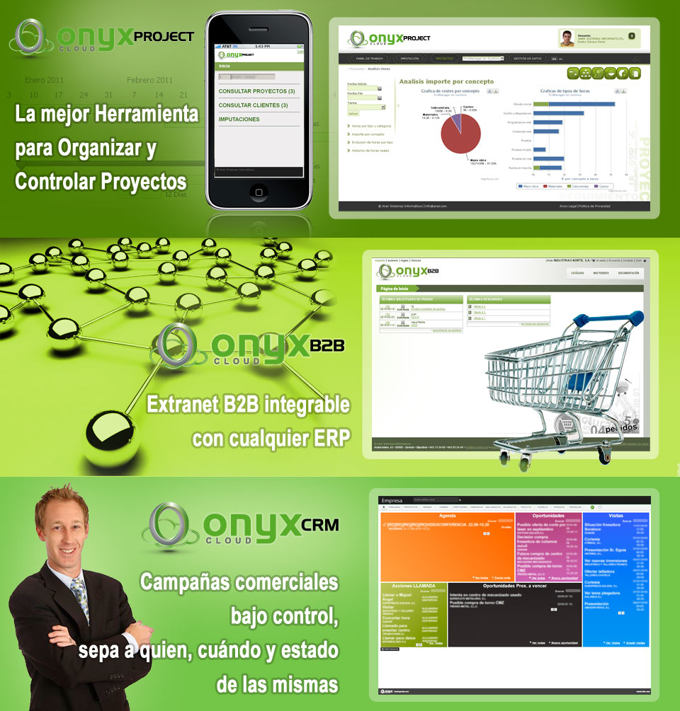onyx cloud suite de software online composicion