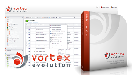 Vortex ERP online